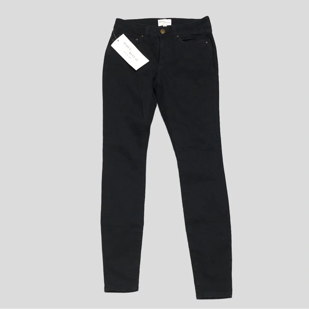 Slim Fit Jeans Dark Blue Stretch by Daily Ritual Women’s Size Waist 26 X 29 NEW - Picture 5 of 11